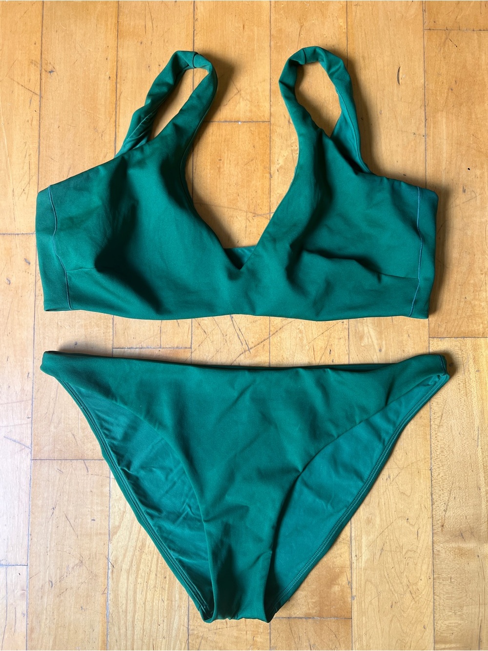 Left On Friday Emerald Green Two-Piece Bikini